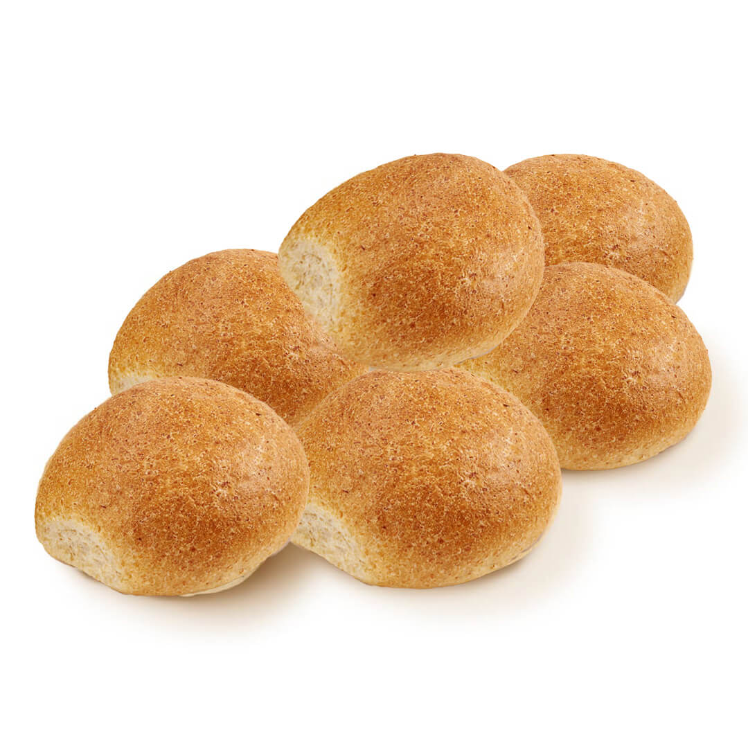 Bakers Delight Traditional Roll Combo x 6 Wholemeal