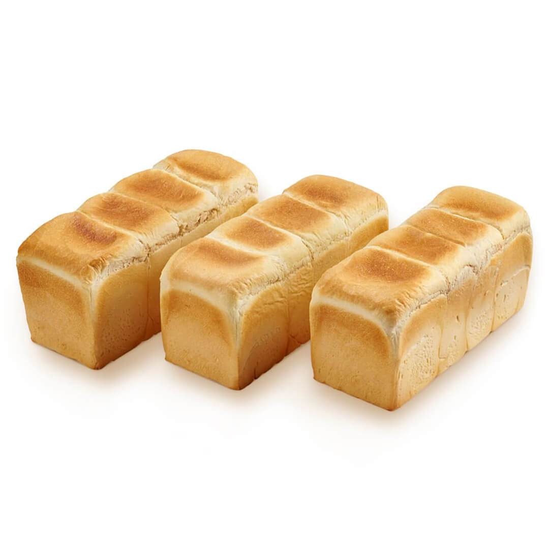 Bakers Delight 3 Traditional White Blocks Bread