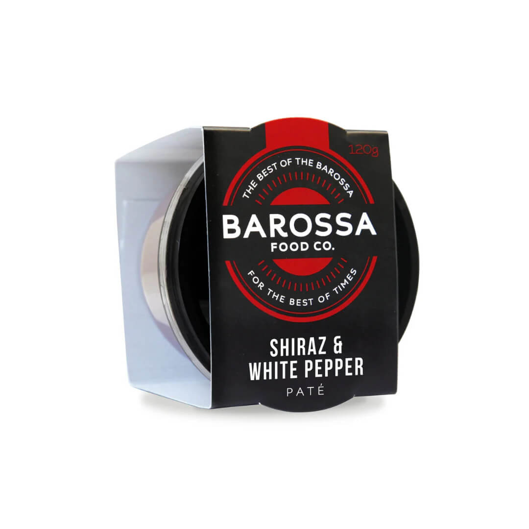 Barossa Food Co Shiraz and White Pepper Pate 120g