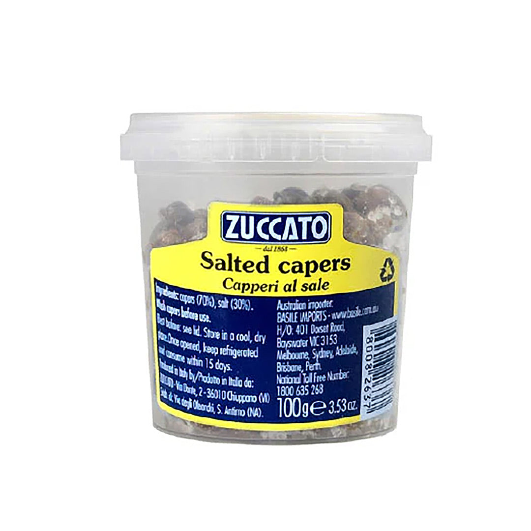 Salted Capers Zuccato 100g