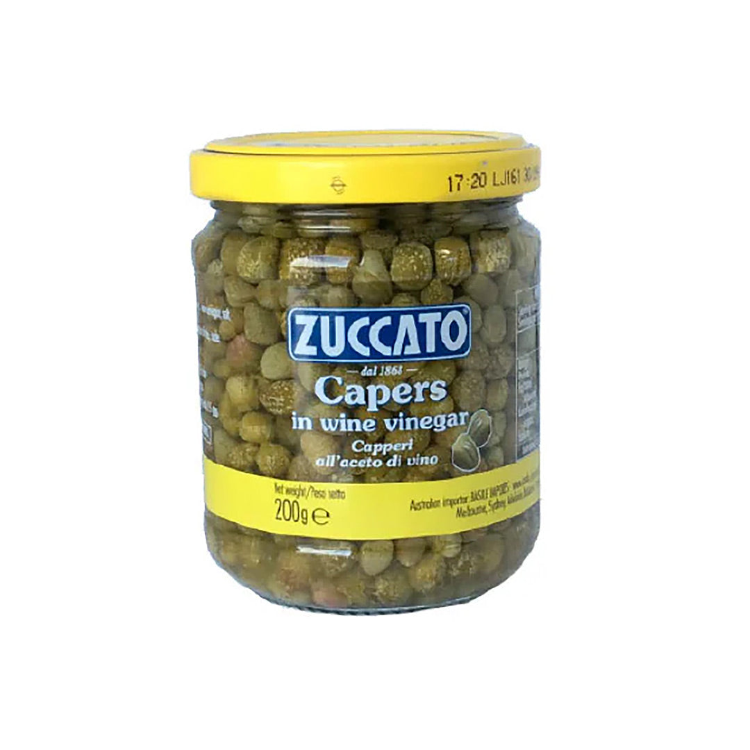 Capers in Wine Vinegar Zuccato 100g