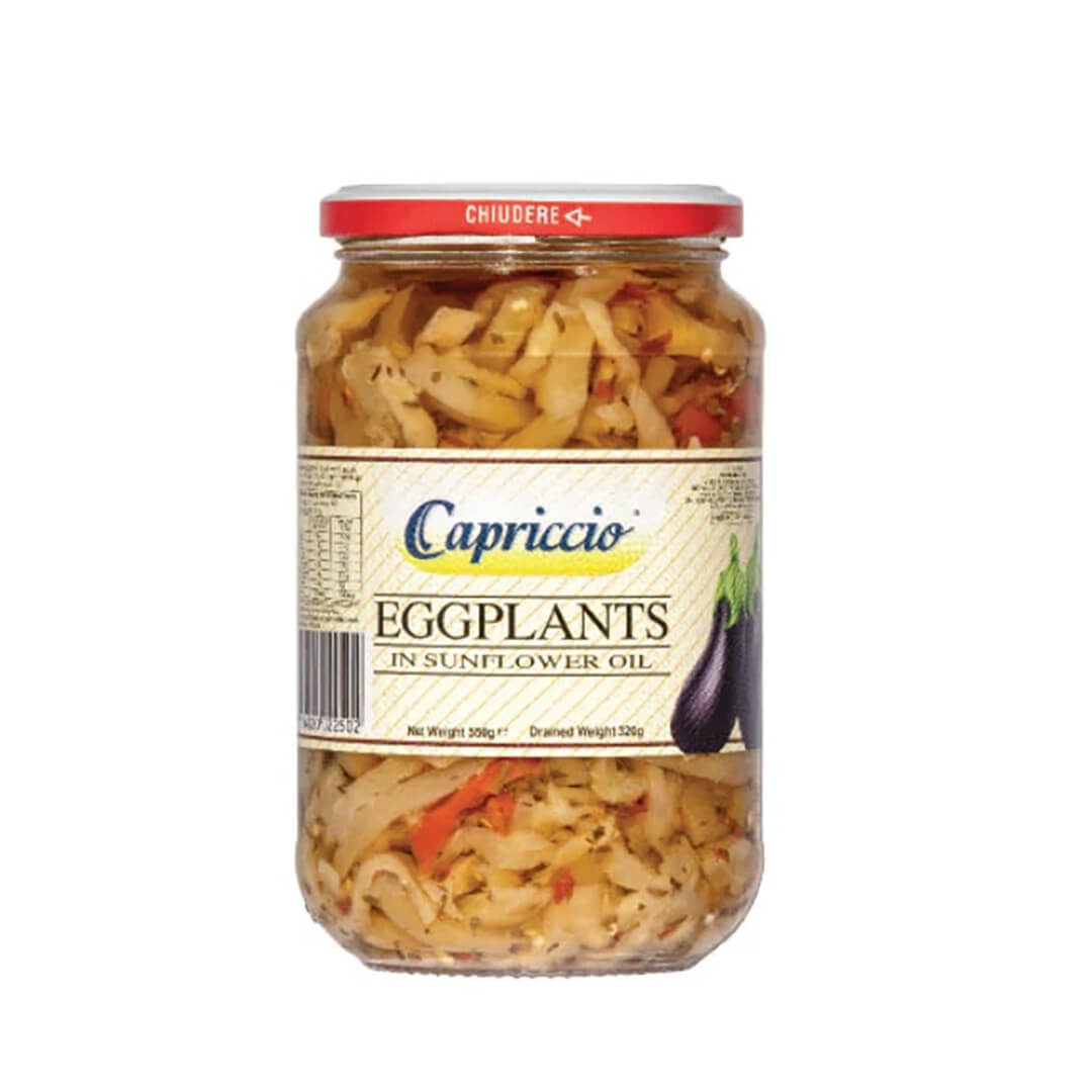 Capriccio Eggplant in Sunflower Oil 550g
