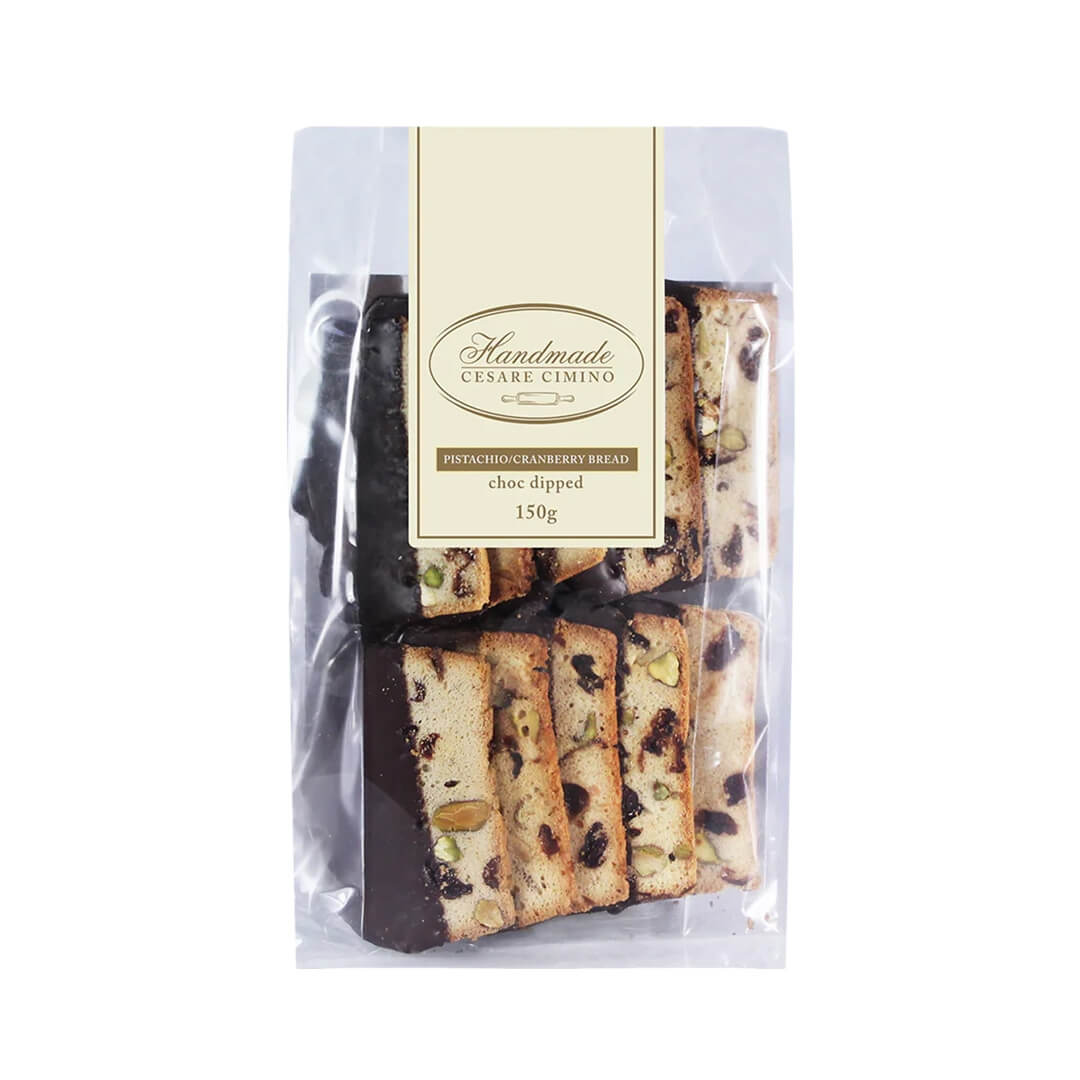 Pistachio/Cranberry White Choc Almond Bread Cimino Handmade 140g