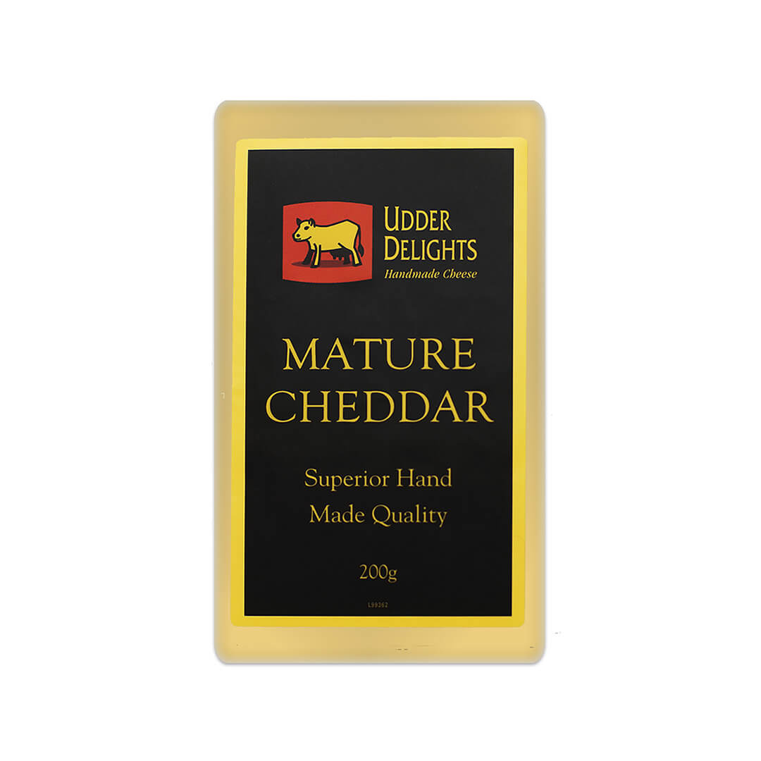 Mature Cheddar Adelaide Hills Udder Delights 200g