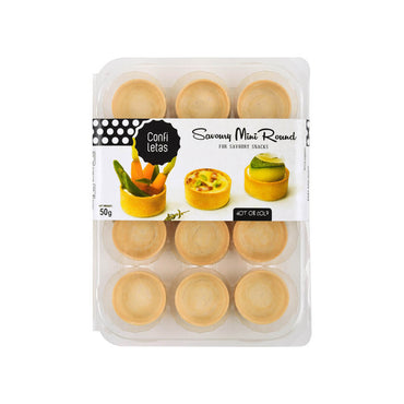 Confiletas Mini Round Pastry Cases x 12
