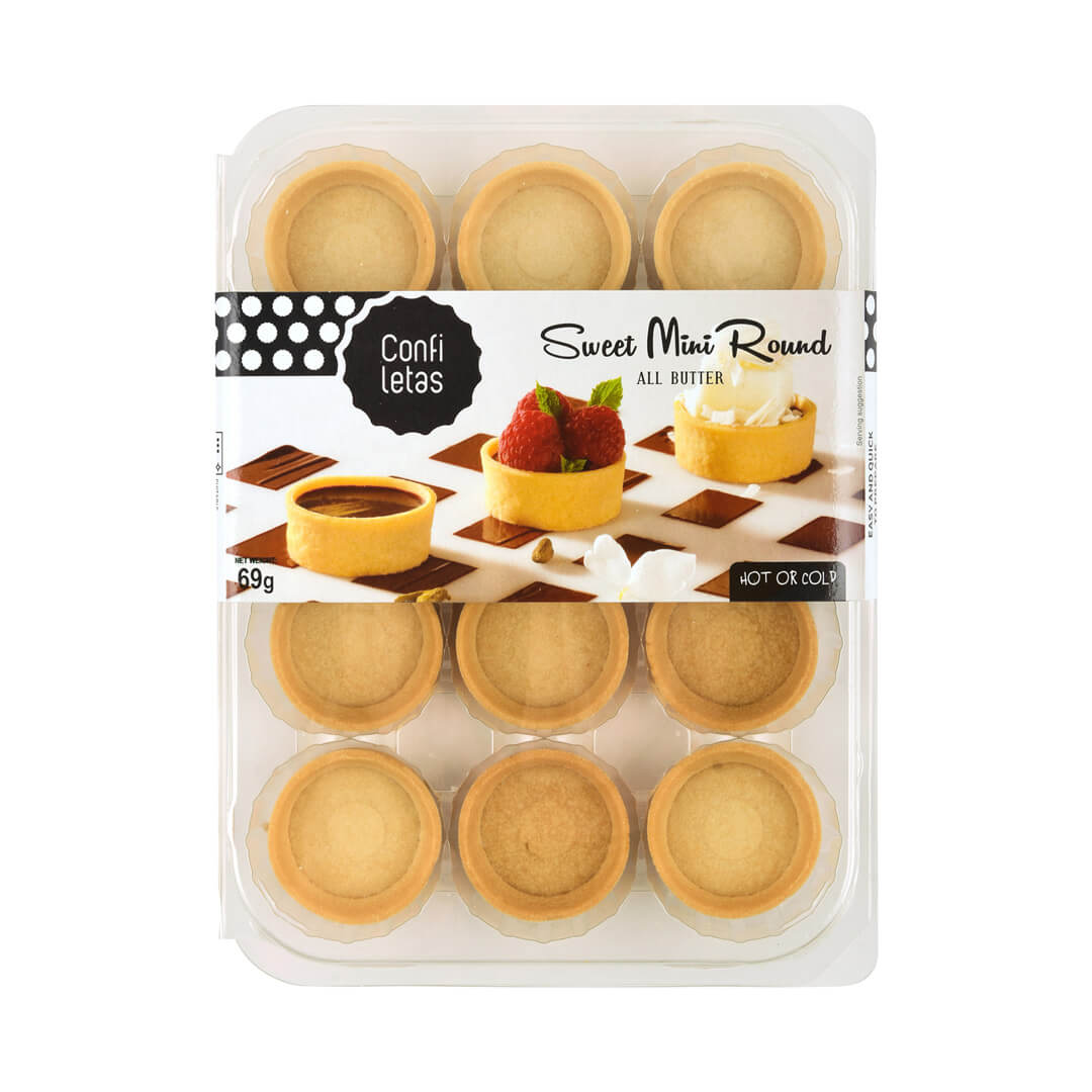 Confiletas Mini Round Pastry Cases x 12