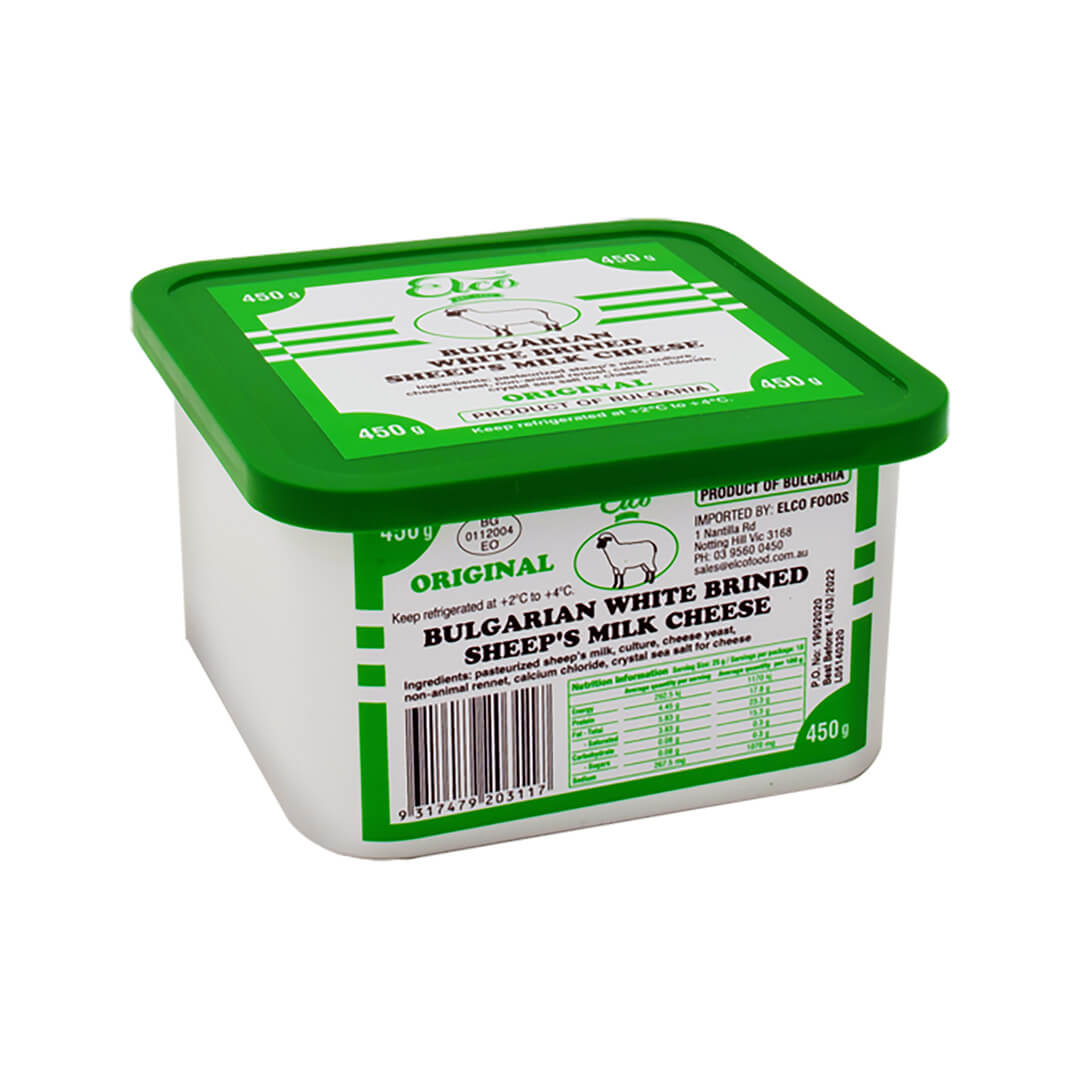 Bulgarian White Brined Sheeps Milk Cheese 500g