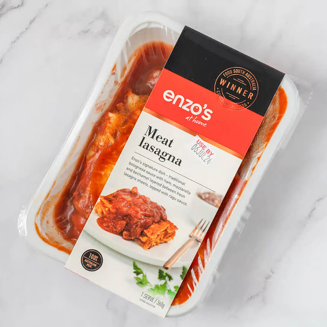 Enzo's Meat Lasagne Single Serve