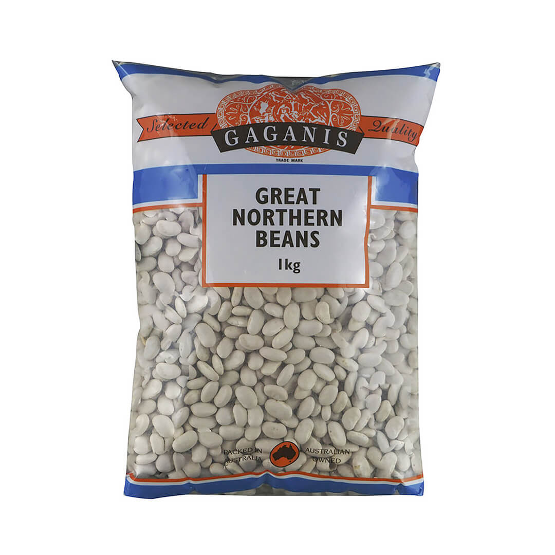 Gaganis Great Northern Beans 1kg Bag