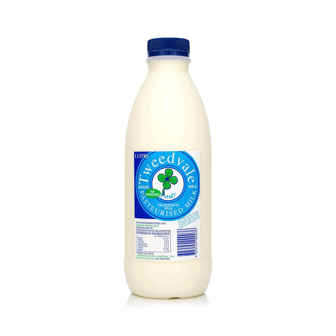 Milk Tweedvale 1lt Whole