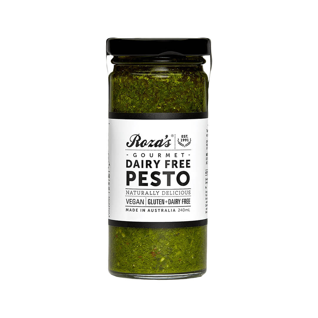 Pesto Dairy Free Roza's Gourmet 240ml Gluten & Dairy Free