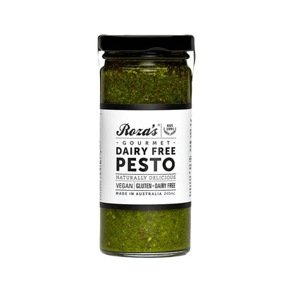 Pesto Dairy Free Roza's Gourmet 240ml Gluten & Dairy Free