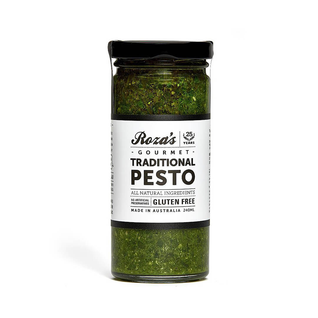 Pesto Traditional Roza's Gourmet 240ml Gluten Free