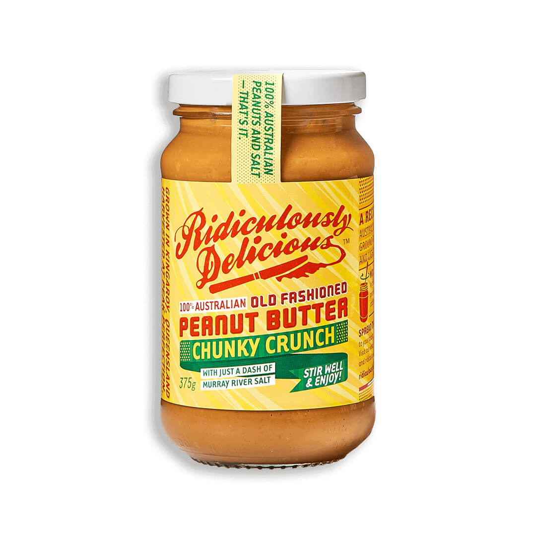 Peanut Butter Crunchy Ridiculously Delicious 375gm