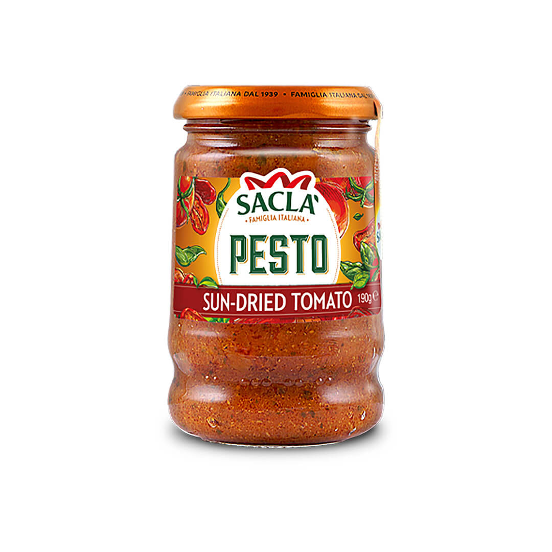 Pesto Sun-Dried Tomato Sacla 190g