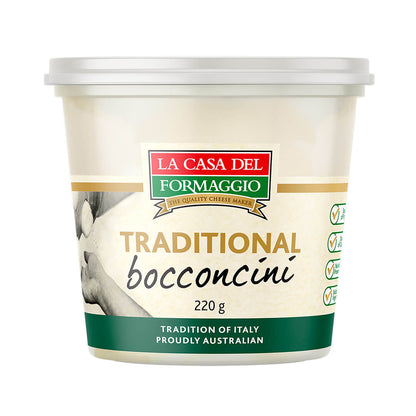 La Casa Del Formaggio Bocconcini Traditional 220g