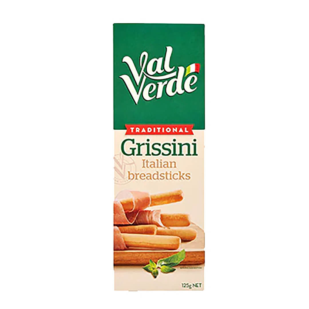 Val Verde Traditional Grissini Italian Breadsticks 125g