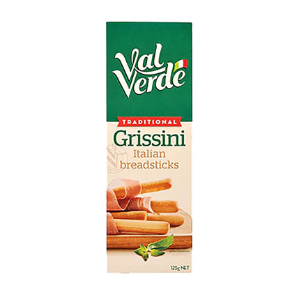 Val Verde Traditional Grissini Italian Breadsticks 125g