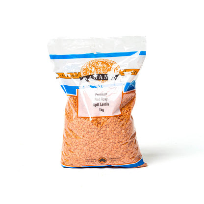 Gaganis Red Rosy Split Lentils 1kg Bag