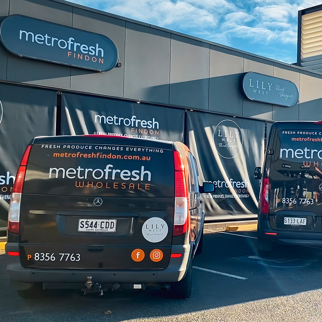 Metro Fresh Findon pickup and delivery vans