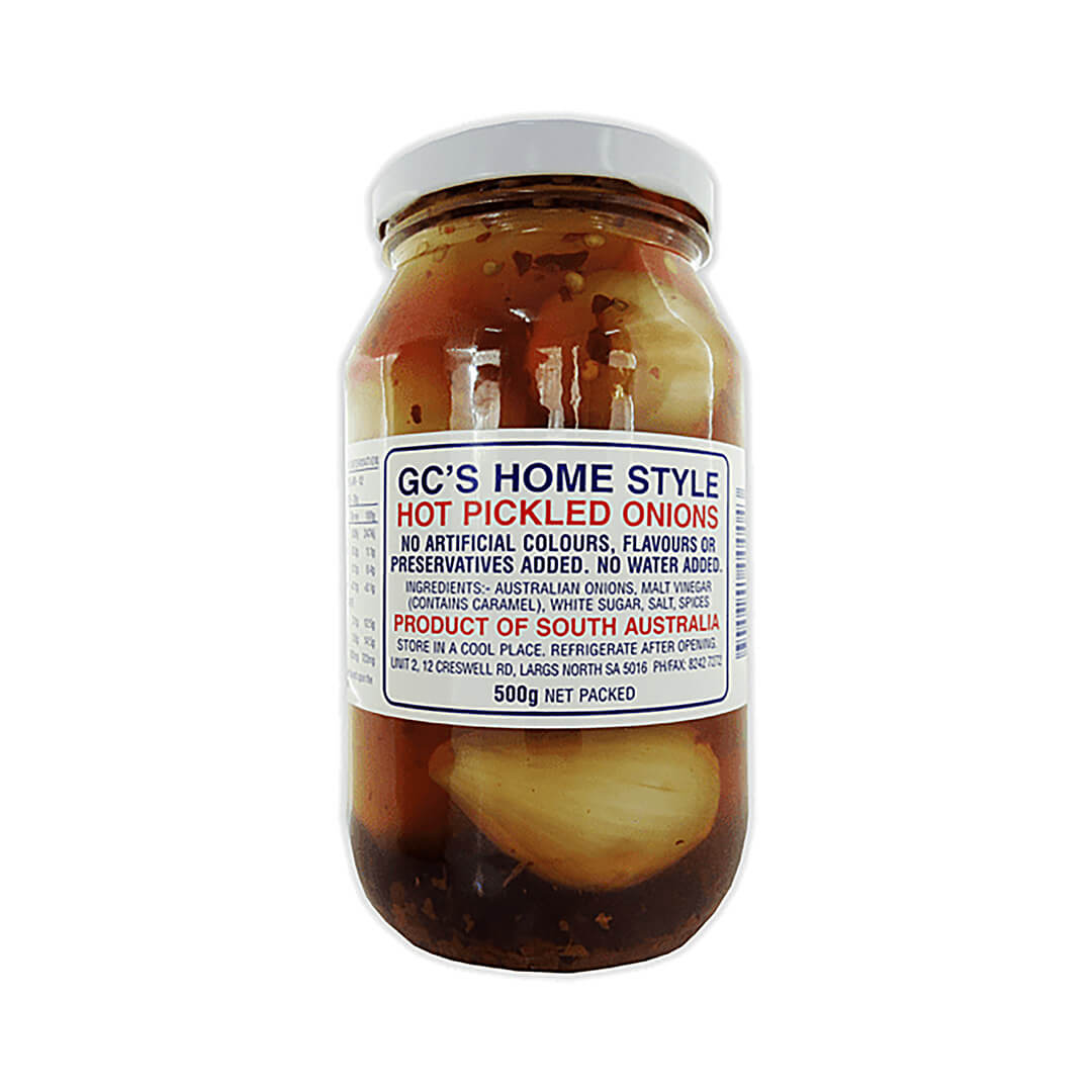Pickling Onion GC's Home Style Hot 500g