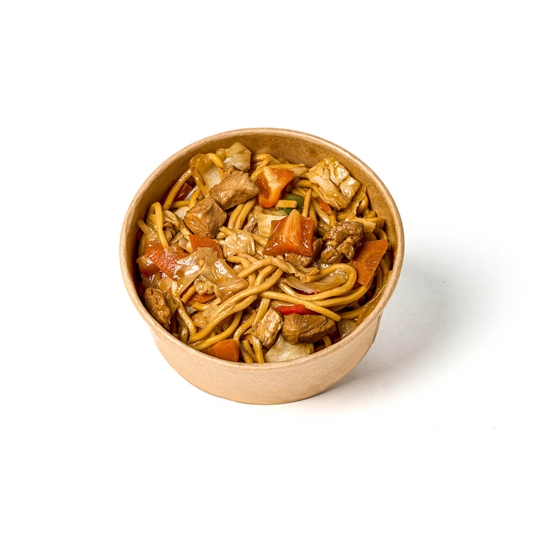 Stir Fry Noodles Teriyaki Chicken Meal