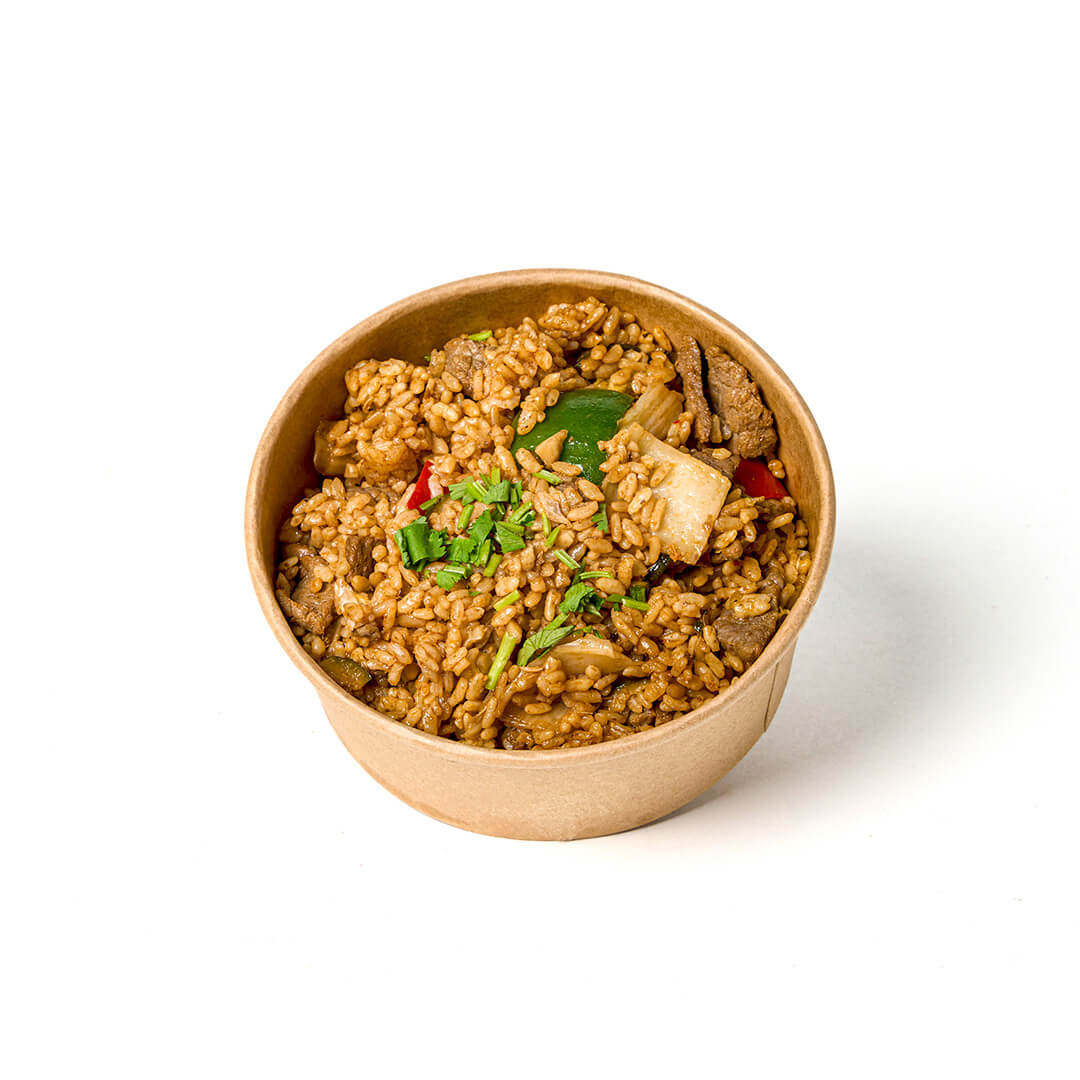 Thai Spicy Beef Rice Meal